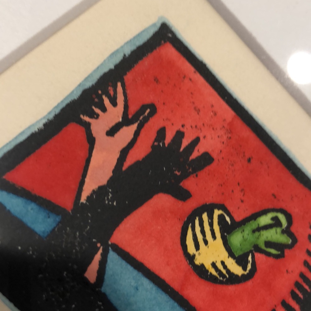 Marvin L. Hill Printmaker Framed and Matted Signed by Artist, 1/1 Whoops! - Picture 14 of 17